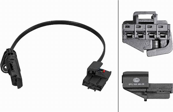 HELLA 6PU 358 380-291 - Датчик, швидкість, частота обертання autozip.com.ua