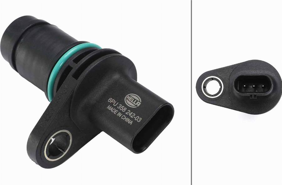 HELLA 6PU 358 242-031 - Датчик імпульсів, колінчастий вал autozip.com.ua