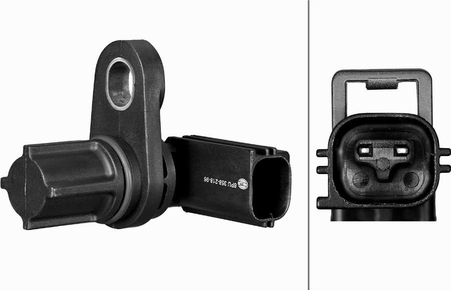 HELLA 6PU 358 218-961 - Датчик ABS, частота обертання колеса autozip.com.ua