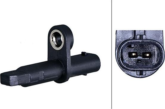 HELLA 6PU 358 218-151 - Датчик ABS, частота обертання колеса autozip.com.ua