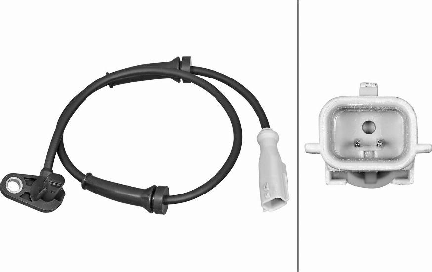 HELLA 6PU 358 217-271 - Датчик ABS, частота обертання колеса autozip.com.ua