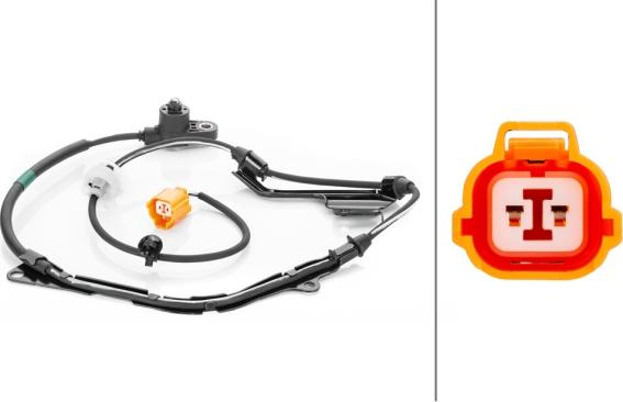 HELLA 6PU 230 040-901 - Датчик ABS, частота обертання колеса autozip.com.ua