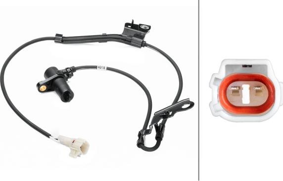 HELLA 6PU 230 040-711 - Датчик ABS, частота обертання колеса autozip.com.ua