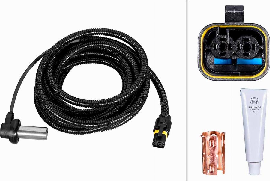 HELLA 6PU 230 052-191 - Датчик ABS, частота обертання колеса autozip.com.ua