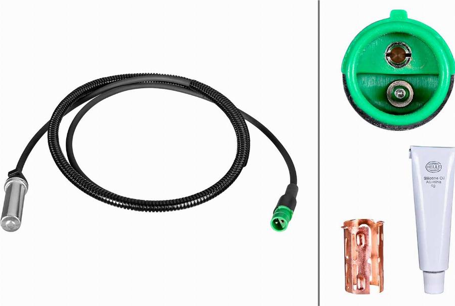 HELLA 6PU 230 052-181 - Датчик ABS, частота обертання колеса autozip.com.ua