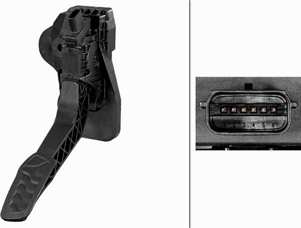 HELLA 6PV 935 195-001 - Датчик, положення педалі акселератора autozip.com.ua