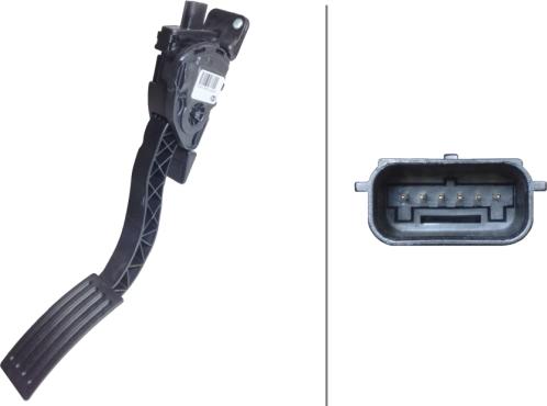 HELLA 6PV 010 368-181 - Датчик, положення педалі акселератора autozip.com.ua