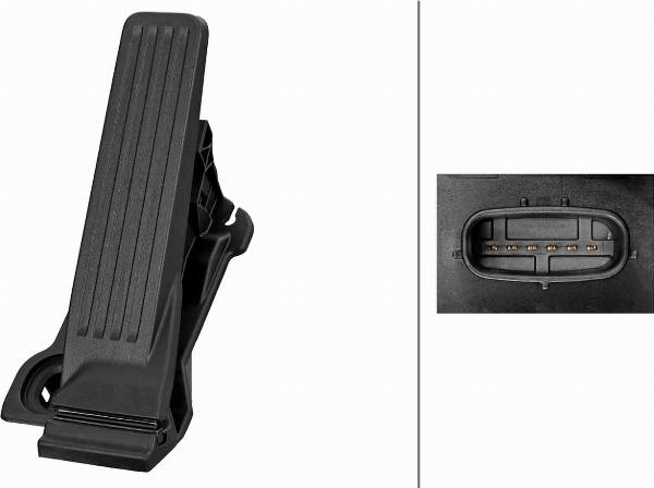 HELLA 6PV 312 437-111 - Датчик, положення педалі акселератора autozip.com.ua