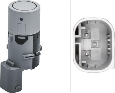 HELLA 6PX 358 141-661 - Датчик, система допомоги при парковці autozip.com.ua