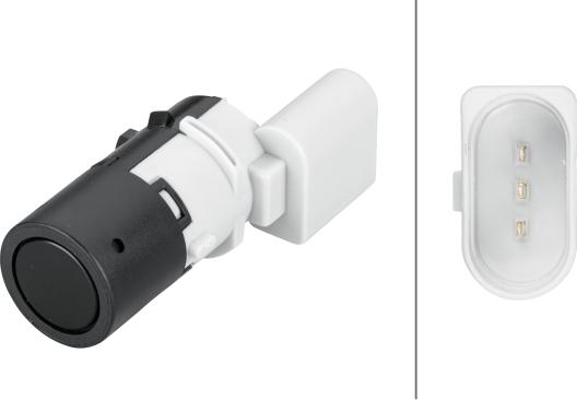 HELLA 6PX 358 141-001 - Датчик, система допомоги при парковці autozip.com.ua