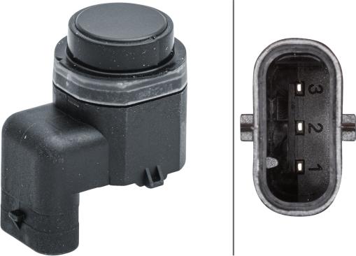 HELLA 6PX 358 141-281 - Датчик, система допомоги при парковці autozip.com.ua