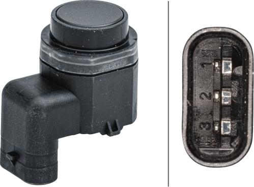 HELLA 6PX 358 141-271 - Датчик, система допомоги при парковці autozip.com.ua
