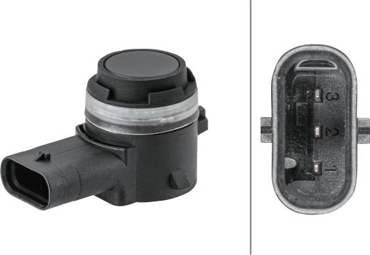 HELLA 6PX358 141-711 - Датчик, система допомоги при парковці autozip.com.ua