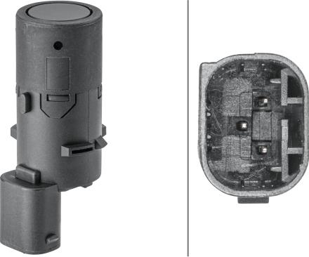 HELLA 6PX358 141-731 - Датчик, система допомоги при парковці autozip.com.ua