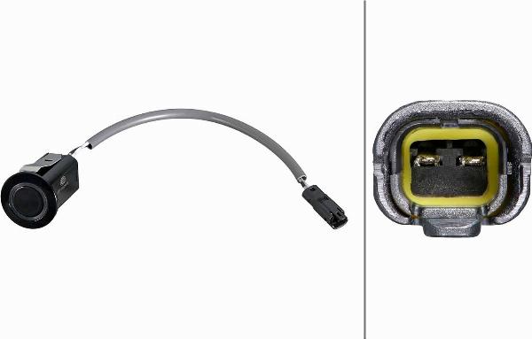 HELLA 6PX 358 269-081 - Датчик, система допомоги при парковці autozip.com.ua