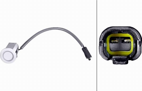 HELLA 6PX 358 269-211 - Датчик, система допомоги при парковці autozip.com.ua