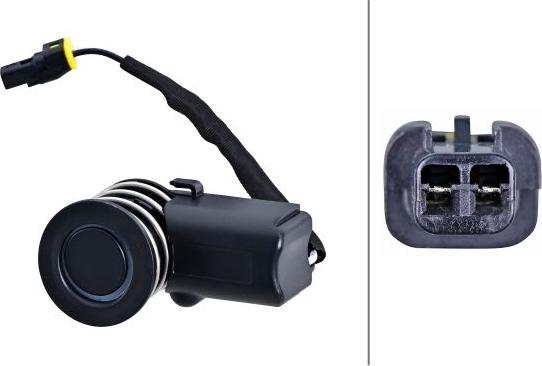 HELLA 6PX358 270-091 - Датчик, система допомоги при парковці autozip.com.ua