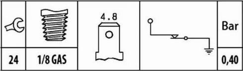 HELLA 6ZL 003 259-301 - Датчик, тиск масла autozip.com.ua