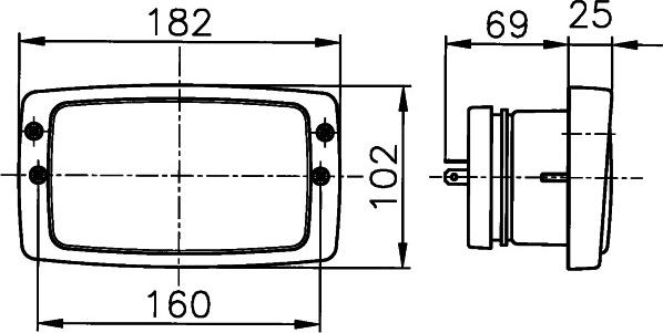 HELLA 1AB 006 213-001 - Основна фара autozip.com.ua