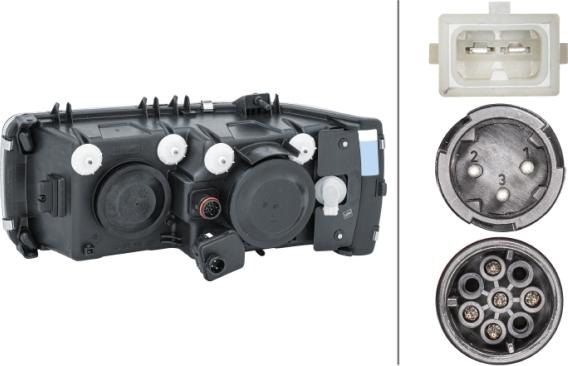 HELLA 1EJ 247 046-021 - Основна фара autozip.com.ua