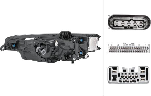 HELLA 1LX 013 502-941 - Основна фара autozip.com.ua