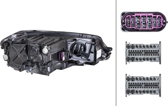 HELLA 1ZX 013 924-211 - Основна фара autozip.com.ua