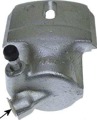 HELLA 8AC 355 387-091 - Гальмівний супорт autozip.com.ua