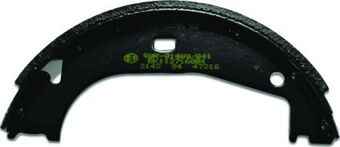 HELLA 8DA 355 050-351 - Комплект гальм, ручник, парковка autozip.com.ua