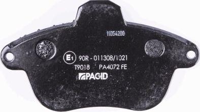 HELLA 8DB 355 019-071 - Гальмівні колодки, дискові гальма autozip.com.ua