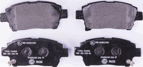 HELLA 8DB 355 010-901 - Гальмівні колодки, дискові гальма autozip.com.ua
