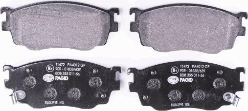 BENDIX Braking BPD2045 - Гальмівні колодки, дискові гальма autozip.com.ua