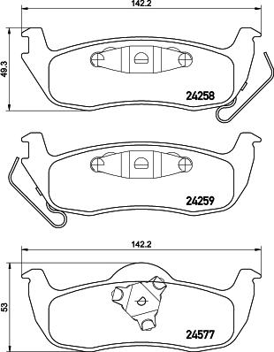 HELLA 8DB 355 012-181 - Гальмівні колодки, дискові гальма autozip.com.ua