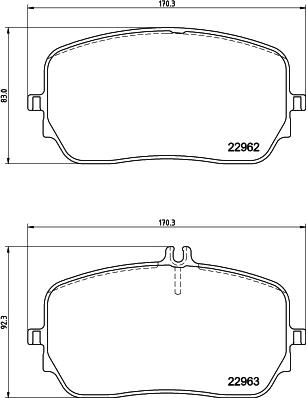 HELLA 8DB 355 039-211 - Гальмівні колодки, дискові гальма autozip.com.ua