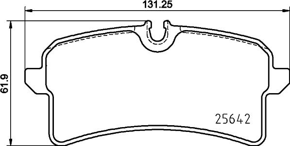 HELLA 8DB 355 025-571 - Гальмівні колодки, дискові гальма autozip.com.ua