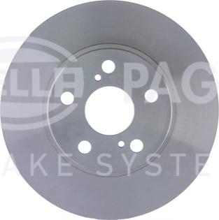 HELLA 8DD 355 104-891 - Гальмівний диск autozip.com.ua