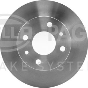 HELLA 8DD 355 101-131 - Гальмівний диск autozip.com.ua