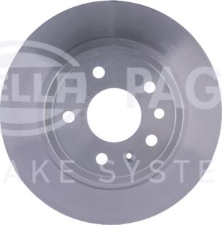 HELLA 8DD 355 107-001 - Гальмівний диск autozip.com.ua