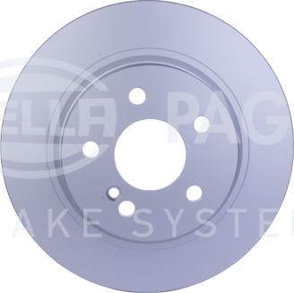 HELLA 8DD 355 118-941 - Гальмівний диск autozip.com.ua