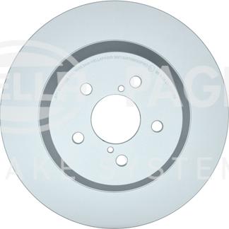 HELLA 8DD 355 132-371 - Гальмівний диск autozip.com.ua