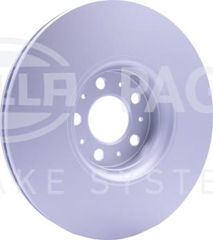 HELLA 8DD 355 125-581 - Гальмівний диск autozip.com.ua