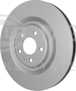 HELLA 8DD 355 126-421 - Гальмівний диск autozip.com.ua