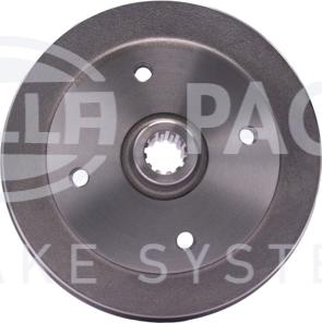 HELLA 8DT 355 301-671 - Гальмівний барабан autozip.com.ua