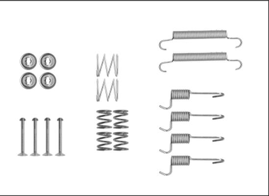 HELLA 8DZ 355 205-931 - Комплектуючі, гальмівна система autozip.com.ua