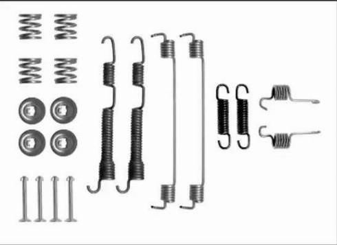 HELLA 8DZ 355 206-081 - Комплектуючі, барабанний гальмівний механізм autozip.com.ua