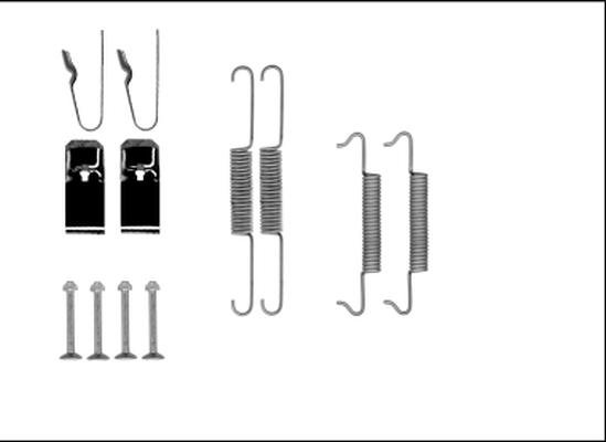 HELLA 8DZ 355 206-131 - Комплектуючі, гальмівна система autozip.com.ua