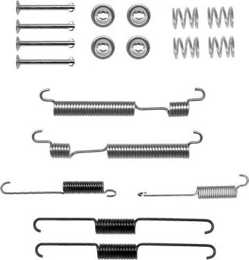 HELLA 8DZ 355 200-991 - Комплектуючі, барабанний гальмівний механізм autozip.com.ua