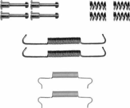 HELLA 8DZ 355 201-981 - Комплектуючі, гальмівна система autozip.com.ua