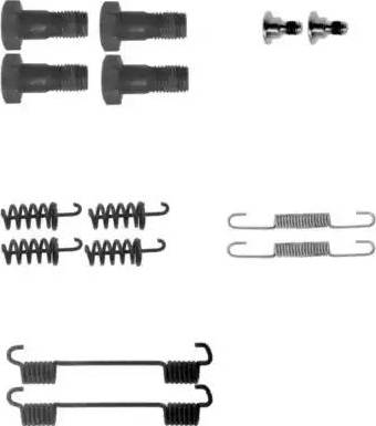 HELLA 8DZ 355 201-921 - Комплектуючі, гальмівна система autozip.com.ua