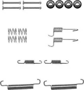 HELLA 8DZ 355 201-041 - Комплектуючі, барабанний гальмівний механізм autozip.com.ua