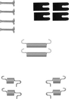 HELLA 8DZ 355 201-891 - Комплектуючі, гальмівна система autozip.com.ua